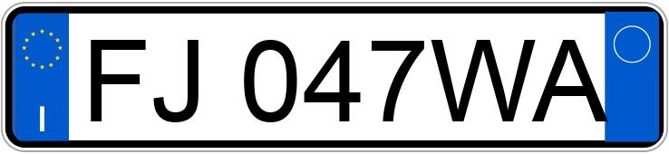 Numer rejestracyjny FJ047WA posiada PEUGEOT 3008 1a serie