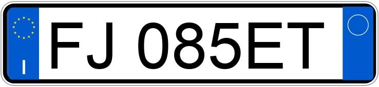 Numer rejestracyjny FJ085ET posiada HONDA HR-V 2a serie