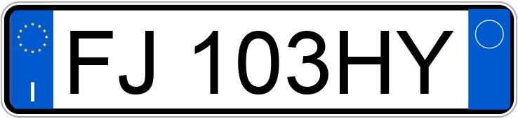 Numer rejestracyjny FJ103HY posiada VOLKSWAGEN Tiguan 2a serie Numer rejestracyjny FJ103HY posiada VOLKSWAGEN Tiguan 2a serie