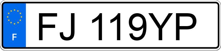 Numer rejestracyjny FJ119YP posiada RENAULT CLIO V