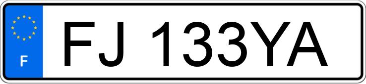 O número de registro FJ133YA tem VOLKSWAGEN GOLF VII