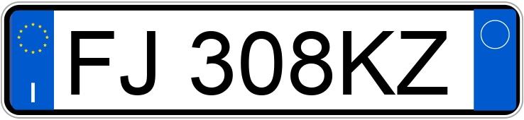 Numer rejestracyjny FJ308KZ posiada FIAT Panda 3a serie Numer rejestracyjny FJ308KZ posiada FIAT Panda 3a serie