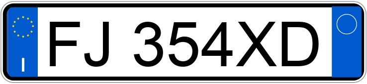 Numer rejestracyjny FJ354XD posiada FIAT Tipo Numer rejestracyjny FJ354XD posiada FIAT Tipo
