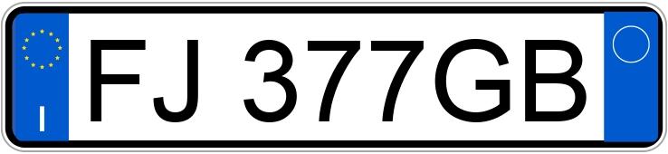 Numer rejestracyjny FJ377GB posiada FORD Fiesta 6a serie