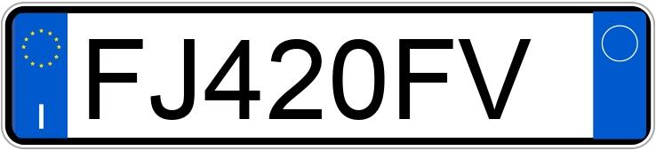 Numer rejestracyjny FJ420FV posiada ALFA ROMEO Giulietta Numer rejestracyjny FJ420FV posiada ALFA ROMEO Giulietta