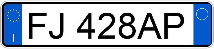 Numer rejestracyjny FJ428AP posiada AUDI A4 5a serie