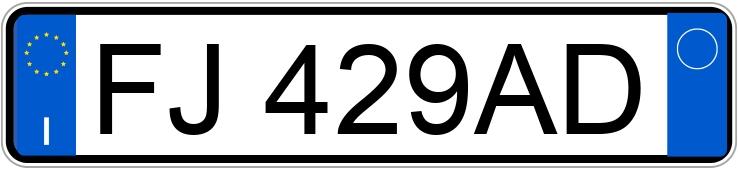 Numer rejestracyjny FJ429AD posiada FIAT 500X Numer rejestracyjny FJ429AD posiada FIAT 500X