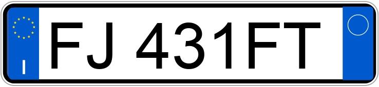 Numer rejestracyjny FJ431FT posiada OPEL Astra 5a serie