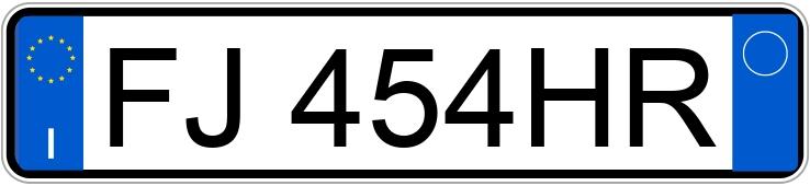 Numer rejestracyjny FJ454HR posiada AUDI A3 3a serie