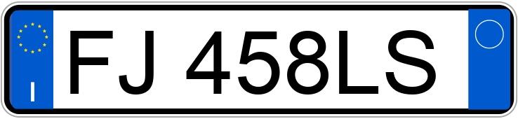 Numer rejestracyjny FJ458LS posiada FIAT QUBO