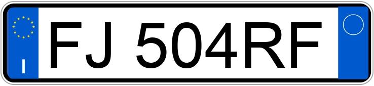 Numer rejestracyjny FJ504RF posiada ALFA ROMEO Stelvio