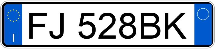 Numer rejestracyjny FJ528BK posiada FIAT Punto 4a serie Punto 1.3 MJT II SeS 95 CV 5P Lounge (70 kw)