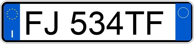 Numer rejestracyjny FJ534TF posiada LAND ROVER Discovery Sport