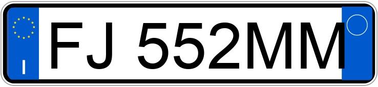 Numer rejestracyjny FJ552MM posiada DACIA Sandero 2a serie Numer rejestracyjny FJ552MM posiada DACIA Sandero 2a serie