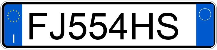 Numer rejestracyjny FJ554HS posiada FORD C-Max 2a serie