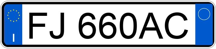 Numer rejestracyjny FJ660AC posiada VOLVO V40