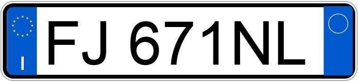 Numer rejestracyjny FJ671NL posiada CITROEN C3 3a serie