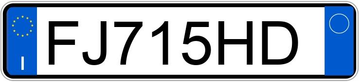 Numer rejestracyjny FJ715HD posiada ALFA ROMEO Giulietta