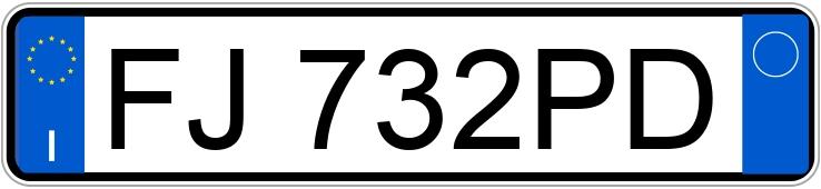 Numer rejestracyjny FJ732PD posiada KIA Soul 2a serie