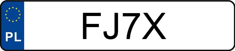 Numer rejestracyjny FJ 7X posiada RAM 1500 LIMITED - FJ7X Numer rejestracyjny FJ 7X posiada RAM 1500 LIMITED - FJ7X
