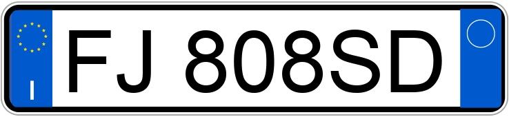 Numer rejestracyjny FJ808SD posiada SEAT Leon 3a serie