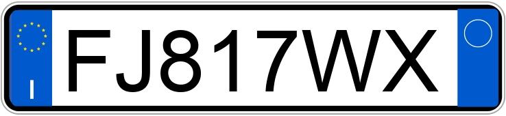 Numer rejestracyjny FJ817WX posiada FORD Fiesta 6a serie Numer rejestracyjny FJ817WX posiada FORD Fiesta 6a serie