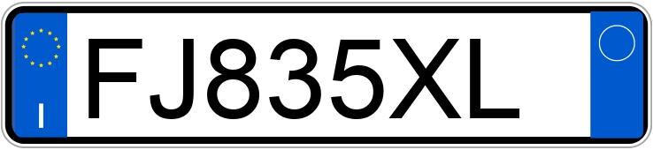 Numer rejestracyjny FJ835XL posiada NISSAN Qashqai 2a serie Numer rejestracyjny FJ835XL posiada NISSAN Qashqai 2a serie