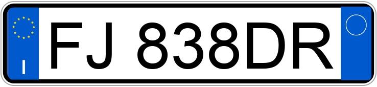 Numer rejestracyjny FJ838DR posiada OPEL Corsa 5a serie