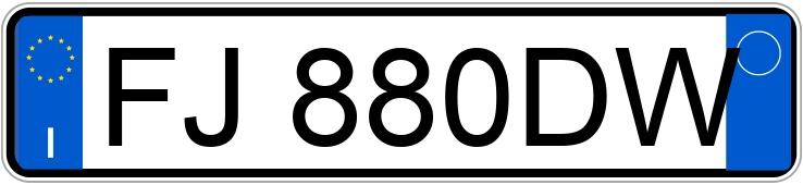 Numer rejestracyjny FJ880DW posiada TOYOTA Yaris 3a serie