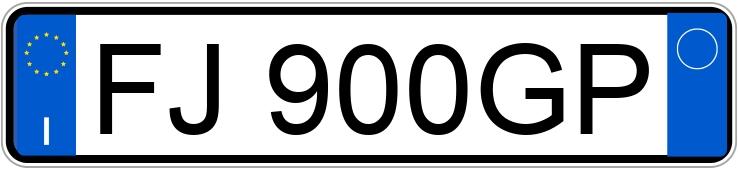 Numer rejestracyjny FJ900GP posiada CITROEN C3 3a serie