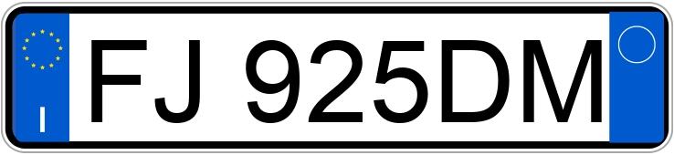 Numer rejestracyjny FJ925DM posiada OPEL CORSA