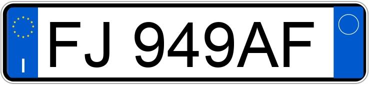 Numer rejestracyjny FJ949AF posiada LAND ROVER RR Evoque 1a serie Numer rejestracyjny FJ949AF posiada LAND ROVER RR Evoque 1a serie