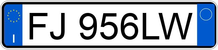 Numer rejestracyjny FJ956LW posiada FIAT Tipo