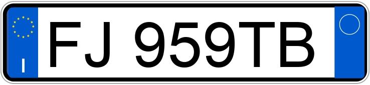 Numer rejestracyjny FJ959TB posiada ALFA ROMEO Giulietta Numer rejestracyjny FJ959TB posiada ALFA ROMEO Giulietta