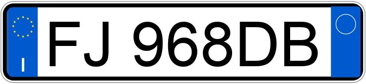 Numer rejestracyjny FJ968DB posiada VOLKSWAGEN Polo 5a serie Numer rejestracyjny FJ968DB posiada VOLKSWAGEN Polo 5a serie