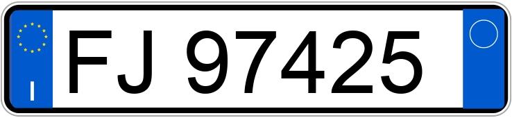 Numer rejestracyjny FJ97425 posiada PIAGGIO BEVERLY 400