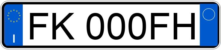 Numer rejestracyjny FK000FH posiada BMW X3