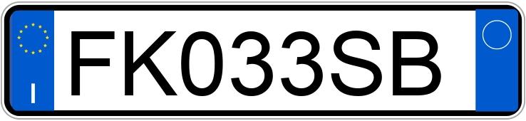 Numer rejestracyjny FK033SB posiada OPEL CORSA-E