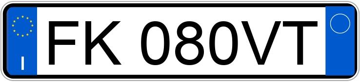 Numer rejestracyjny FK080VT posiada MAHINDRA XUV500