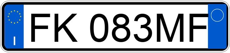 Numer rejestracyjny FK083MF posiada CITROEN C3 3a serie Numer rejestracyjny FK083MF posiada CITROEN C3 3a serie