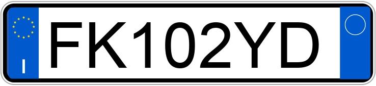 Numer rejestracyjny FK102YD posiada ALFA ROMEO Giulia