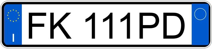 Numer rejestracyjny FK111PD posiada AUDI A1-S1 Numer rejestracyjny FK111PD posiada AUDI A1-S1