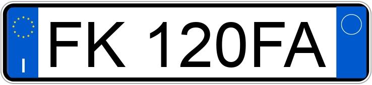 Numer rejestracyjny FK120FA posiada OPEL Astra 5a serie