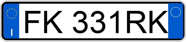 Numer rejestracyjny FK331RK posiada RENAULT Megane 4a serie