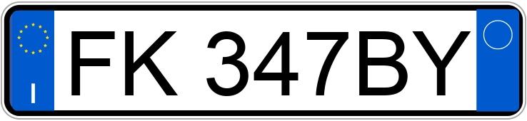 Numer rejestracyjny FK347BY posiada NISSAN Micra 5a serie