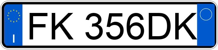 Numer rejestracyjny FK356DK posiada PORSCHE Macan