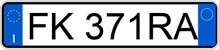 Numer rejestracyjny FK371RA posiada KIA Sportage 4a serie