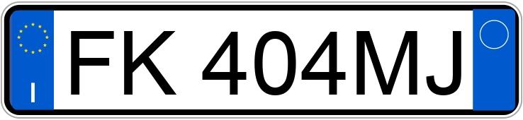 Numer rejestracyjny FK404MJ posiada AUDI A6 4a serie