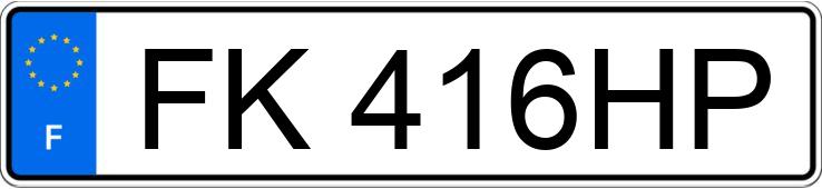 Numer rejestracyjny FK416HP posiada CITROEN C5 AIRCROSS