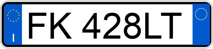 Numer rejestracyjny FK428LT posiada TOYOTA Prius 3a serie Numer rejestracyjny FK428LT posiada TOYOTA Prius 3a serie